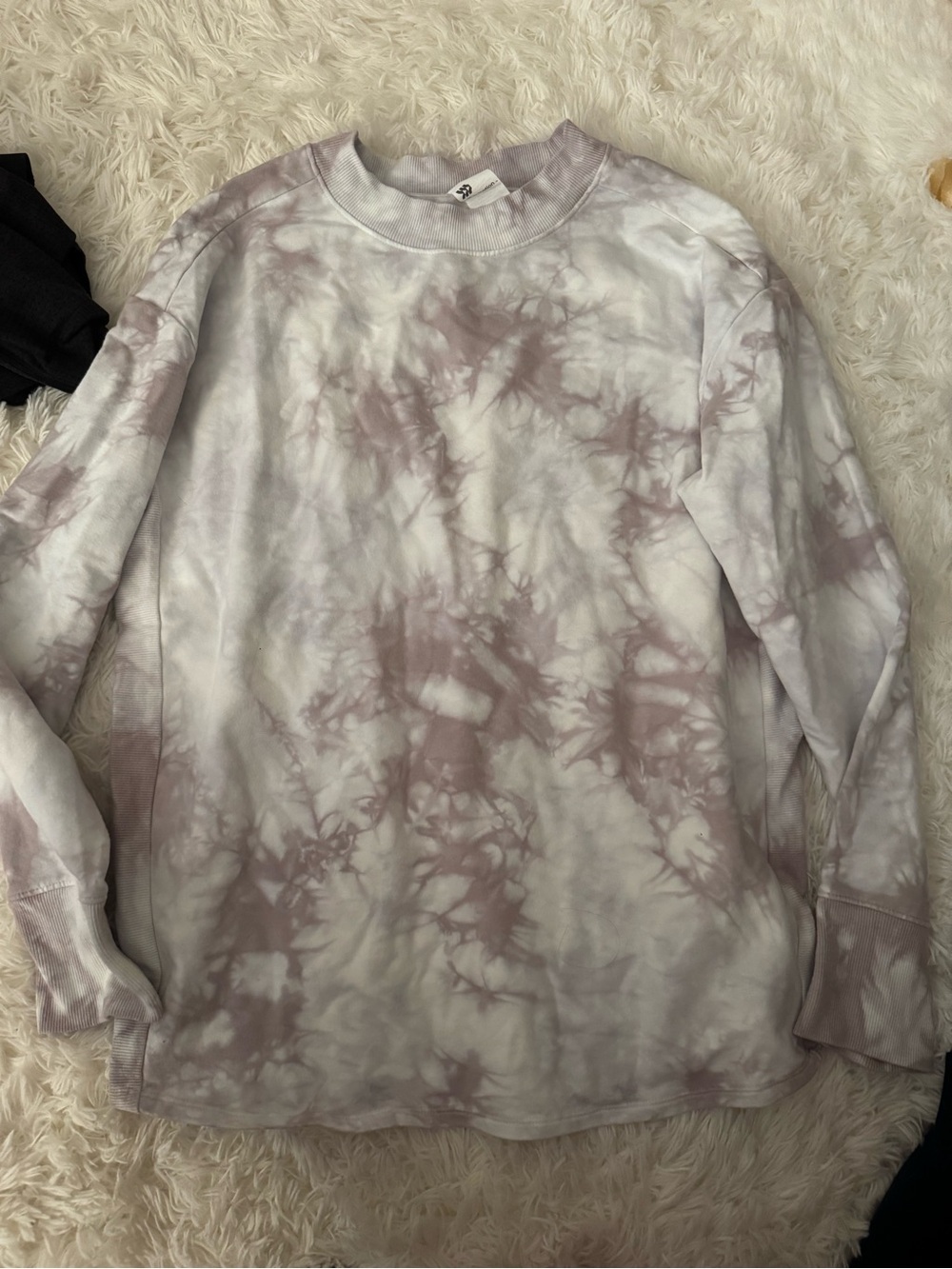 all in motion Lavender Tie-Dye Crewneck Sweatshirt